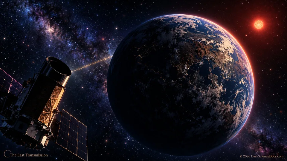 Conceptual science artwork: Kepler-1649c was recovered when researchers reconsidered a signal previously rejected by automated analysis.