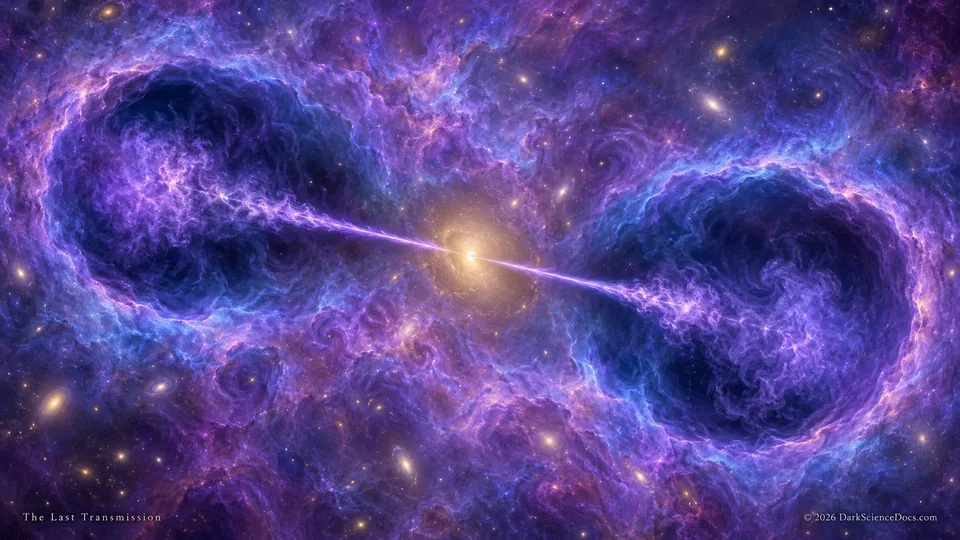 Conceptual science artwork: A conceptual view of black hole feedback: jets inflate cavities in a galaxy cluster’s hot atmosphere.
