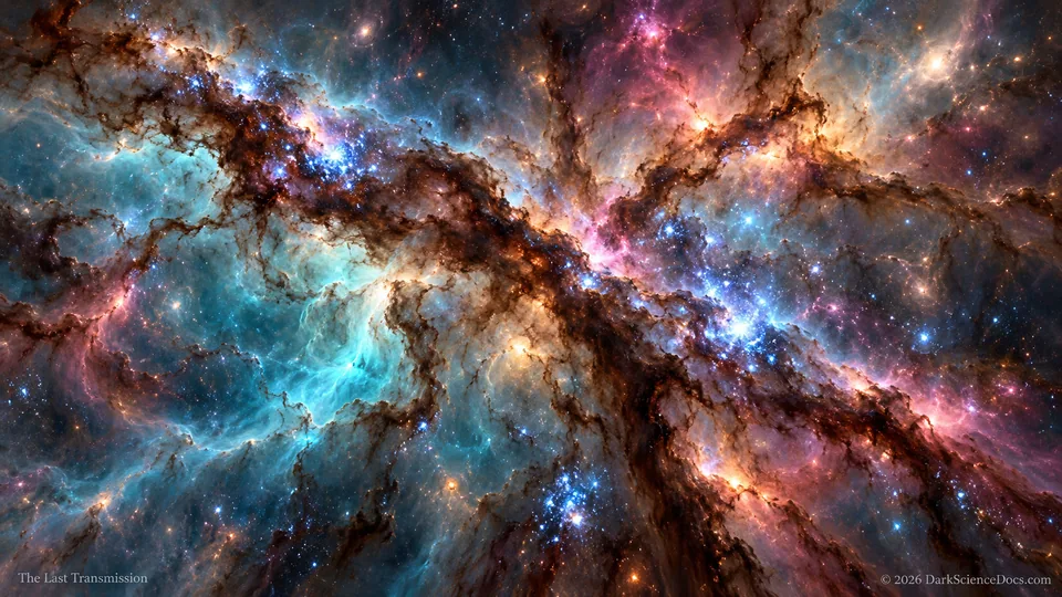 Conceptual science artwork: An artist’s interpretation of young star clusters embedded in cooling filaments.