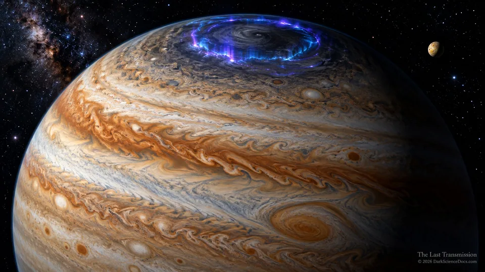 Conceptual science artwork: Jupiter provides a nearby example of a planet whose magnetic environment generates powerful radio emissions.