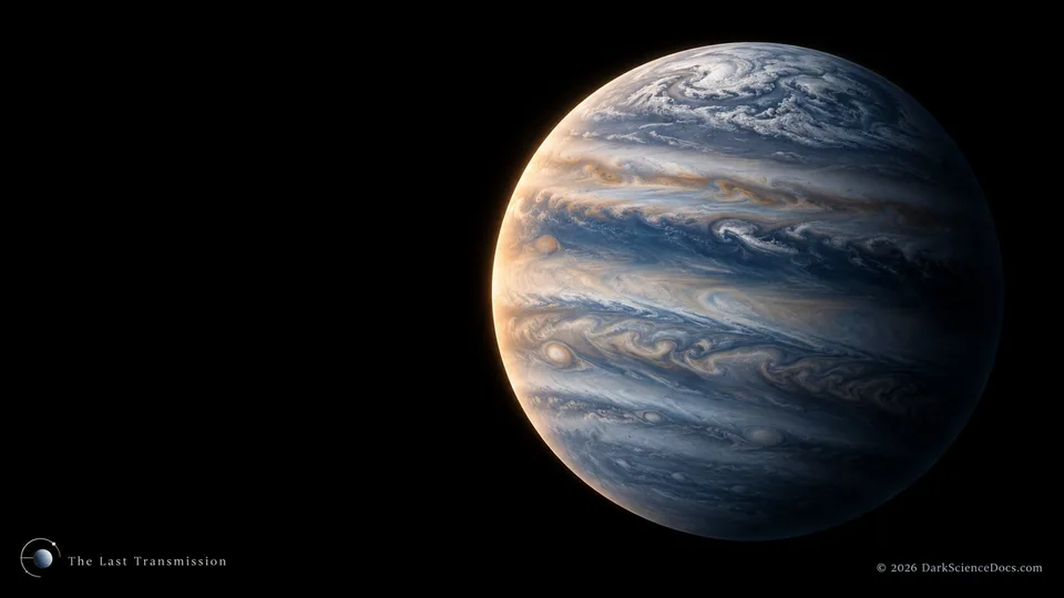 Conceptual science artwork: Epsilon Indi Ab is a massive, cold gas giant.