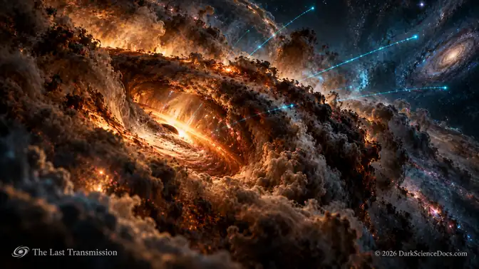 Inside the Hidden Nucleus of NGC 1068 — conceptual illustration
