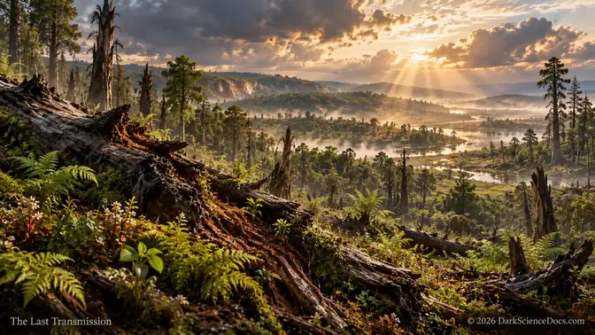 An Imagined Paleocene Forest — conceptual illustration