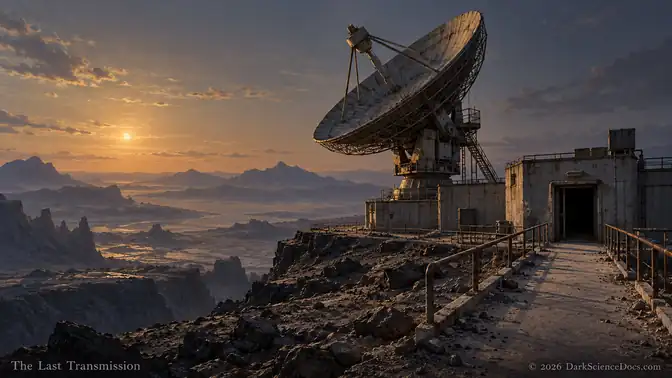 A Fictional Observatory After Silence — conceptual illustration