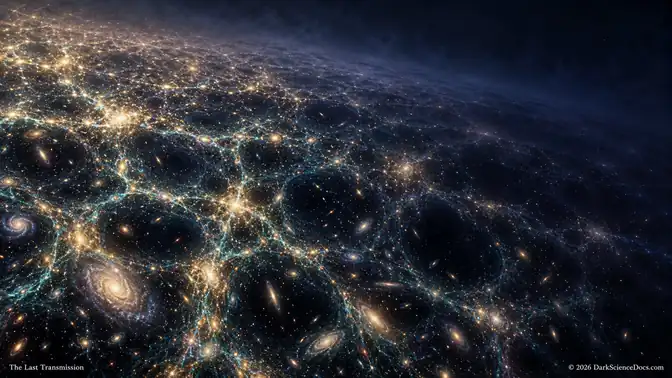A Cosmological Horizon Without a Wall — conceptual illustration
