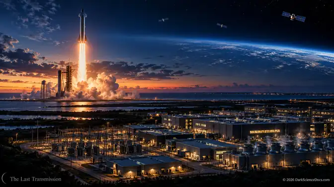 Launch and Computing in One Proposed Future — conceptual illustration