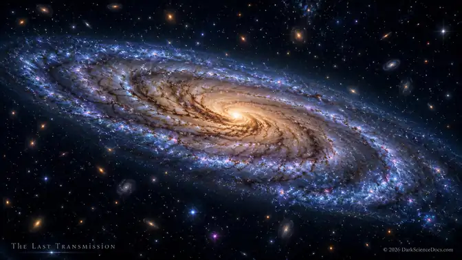 An Active Nucleus in a Disk Galaxy — conceptual illustration