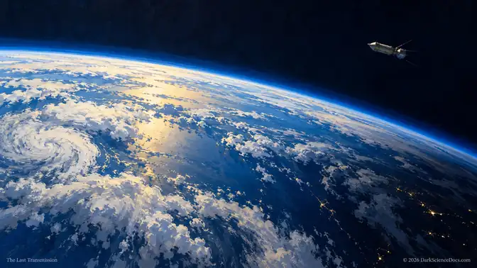 Conceptual AI illustration: Sputnik 2 After the First Hours