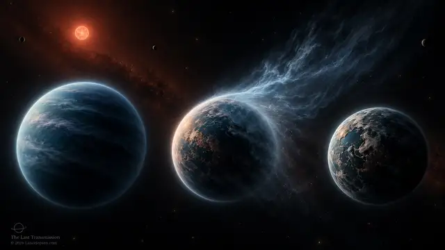 Conceptual sequence of a gas-rich young planet losing its outer envelope